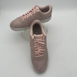 Nike Court Vision Low Top DH0253-800 Pink Pearl Suede Shoe Sneaker Womens 11